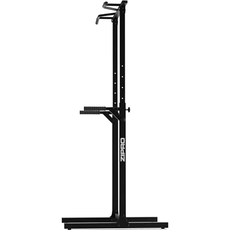 ZIPRO Freistehende Trainingsgeländer - Stabile Konstruktion, Ideal für Pumpe, Dips, Krafttraining und Heim-Studio, Robuster Stahlständer, Höhenverstellbar – Bild 2