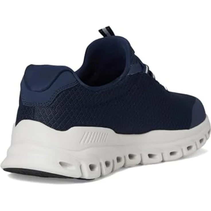 Skechers Glide Step, Herren Trainingsschuh in Blau NVY, Größe 43, Synthetik-Obermaterial, Sneaker-Stil – Bild 5