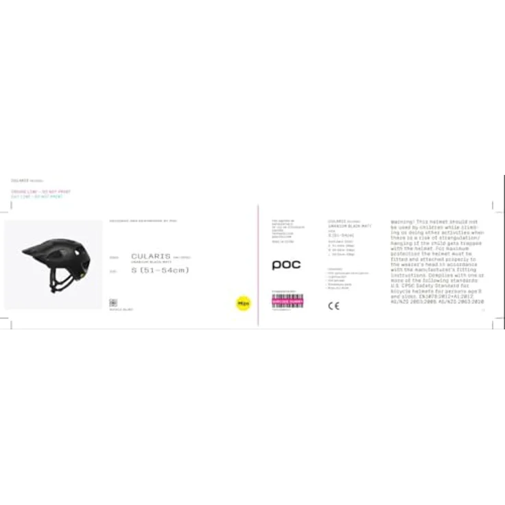 Poc Cularis, Velohelm für Trailfahrer, 51 - 54 cm, leichte Bauweise mit optimaler Belüftung – Bild 5