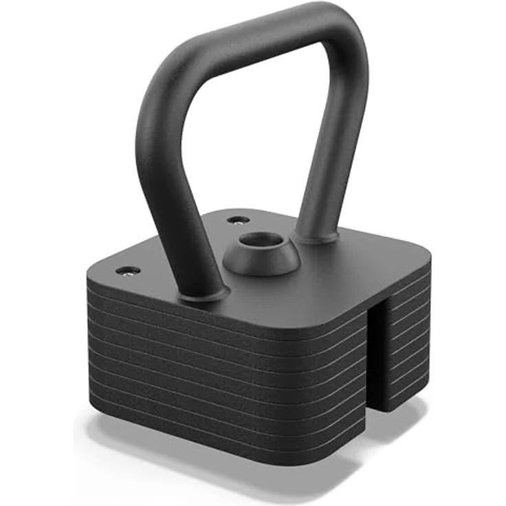 ZIPRO Kettlebell SQUARE Verstellbar bis 19 kg Kugelhantel Einstellbar für Krafttraining Fitness Workout zu Hause, Schwarz – Bild 4
