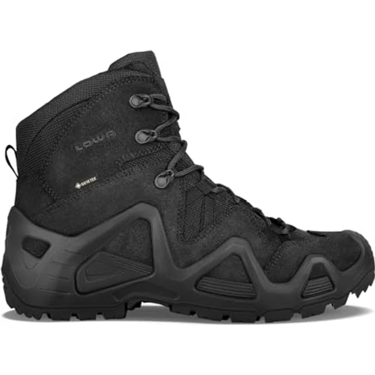 Lowa Zephyr Goretex Mid TF Stiefel, multifunktionaler Wanderschuh mit GORE-TEX-Membran, schwarz/schwarz, Größe 44 – Bild 2