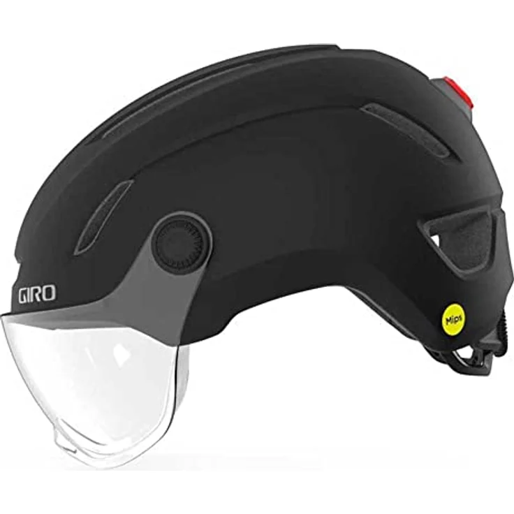Giro Evoke Mips, Velohelm mit verstellbarem Visier und abnehmbarer LED-Rückbeleuchtung, Größe S (51-55 cm) – Bild 3