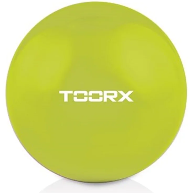 Toorx Toning Ball 1 Kg, Fitnessball für Pilates und Rehabilitation, grün