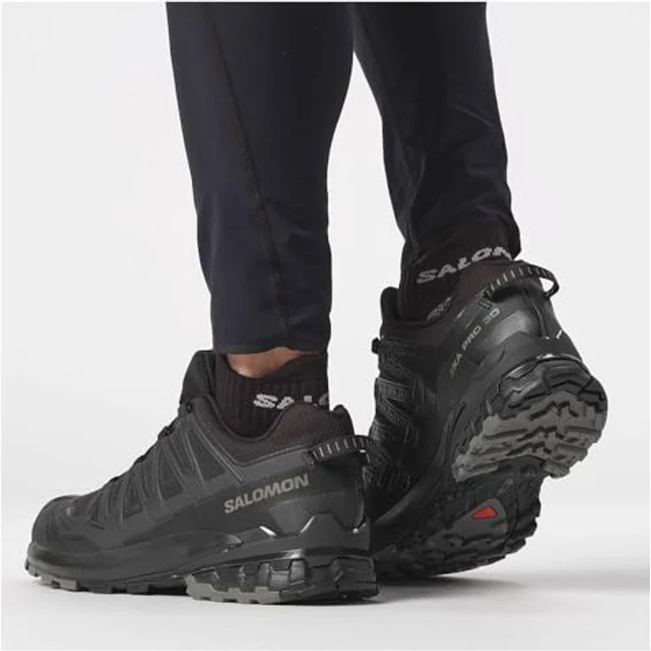 Salomon XA Pro 3D v9 Wide, Herren Laufschuhe, wasserdicht, schwarz, Größe 45 1/3 – Bild 8
