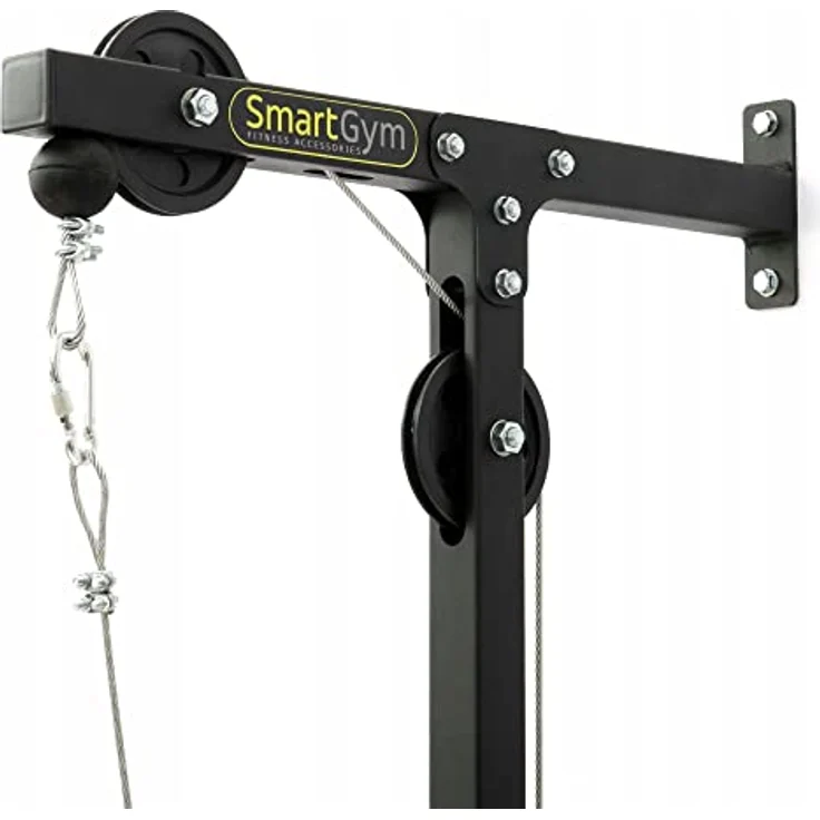QLS Latzugstation Latzug Turm Zugstation Latzugmaschine Seilzug Wandmontage oberer unterer Griff SG-17, professionelles Rücken- und Schultertraining, aus hochwertigem Stahl, in Polen hergestellt – Bild 3