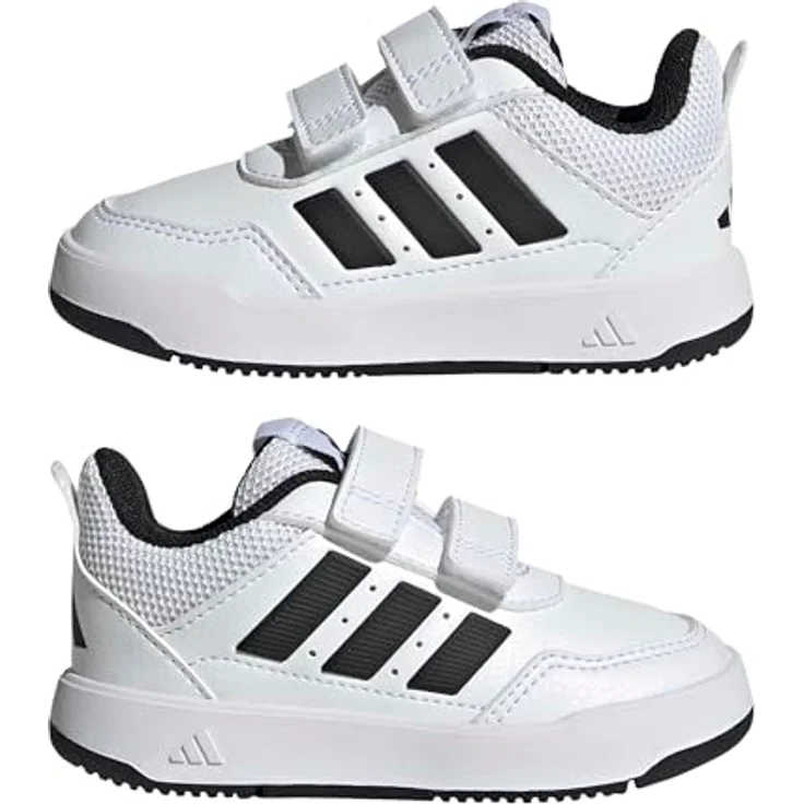 Adidas Tensaur Sport 3.0, Laufschuhe für Kinder, Synthetik-Obermaterial, Klettverschluss, Weiß/Schwarz – Bild 7
