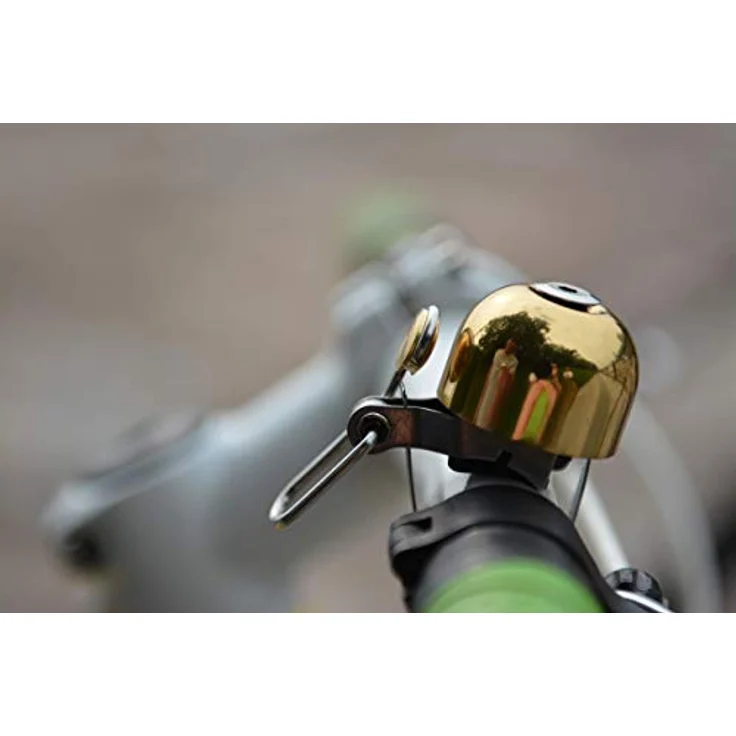 ROCKBROS Fahrradklingel Handklingel Classic, Retro Vintage Horn mit >75DB Lautstärke, für Lenkerdurchmesser 21-31,8mm, leicht montierbar, 45g – Bild 5