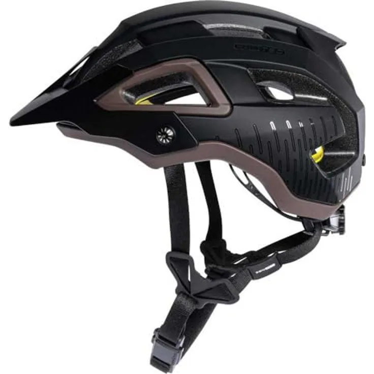 Contec MTB-Fahrradhelm "Katla MIPS", schwarz, mit MIPS-Technologie, Fidlock Schnappverschluss und individuell einstellbarem Design