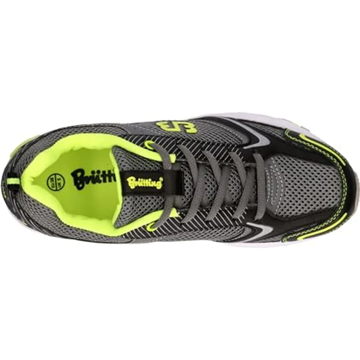 Brütting Herren Laufschuhe, Schnürschuhe aus Synthetik, Größe 45, Grau – Bild 5