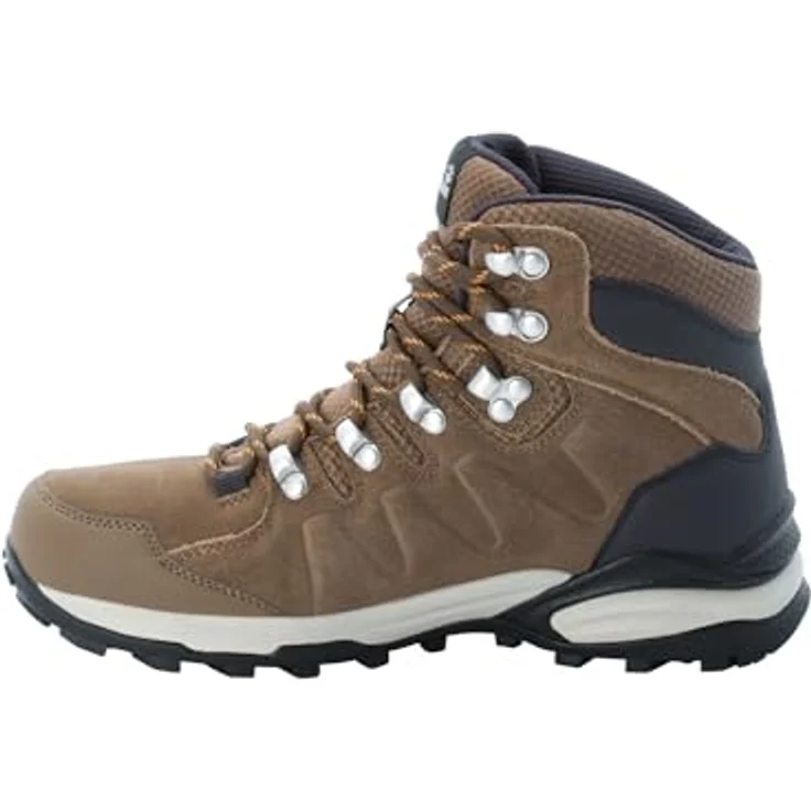 Jack Wolfskin REFUGIO TEXAPORE MID W, wasserdichte Wanderschuhe mit EVA-Dämpfung und griffiger Gummisohle – Bild 3