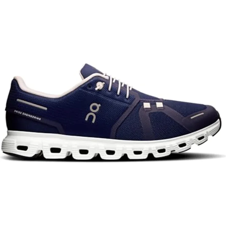 On Running Cloud 6, Damen Laufschuhe mit CloudTec-Technologie, ultraleicht, atmungsaktiv, Größe 42.5, Weiss – Bild 2