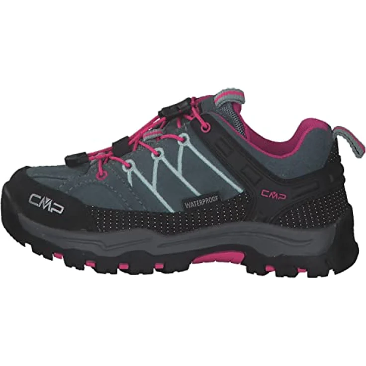 CAMPAGNOLO CMP Kids Rigel Low WP Wanderschuhe, wasserdichtes Wildleder, grün, Größe 28 – Bild 2