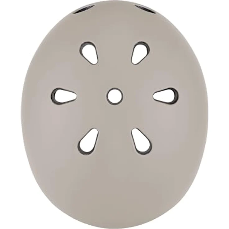 GLOBBER Helm GO-UP Lights, Schutzhelm für Kinder, Gr. XXS/XS 45-51, größenverstellbar, mit LED-Rücklicht, Taupe – Bild 5