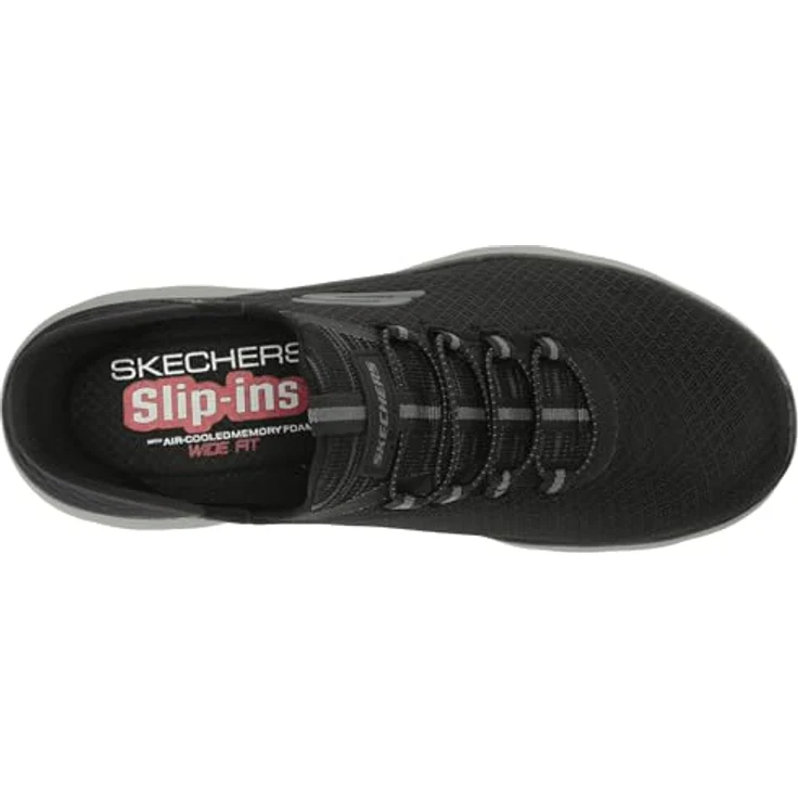 Skechers Summits - High Range, Herren Wanderschuhe Slip-Insâ„¢ mit Memory Foam, Schwarz, Größe 43 – Bild 5