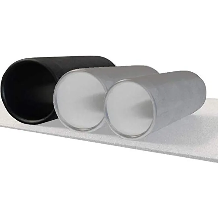 BoarderKING Kunststoffrolle, für Balanceboards Indoorboards Balance Boards, Zubehör/Ersatz, 14 x 33 cm, verbesserte Rolleigenschaften, hohl, Material: Kunststoff, schwarz