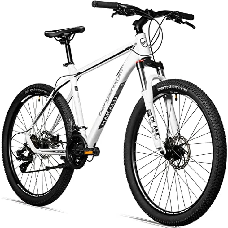 Bergsteiger Makalu 29 Zoll Mountainbike Aluminium, 21 Gang-Schaltung, Scheibenbremsen, Hardtail, geeignet ab 160 cm – Bild 1