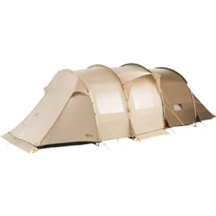 Jack Wolfskin Lodge Zelt, White Pepper, Einheitsgröße mit 6 verschließbaren Belüftungsöffnungen – Bild 1