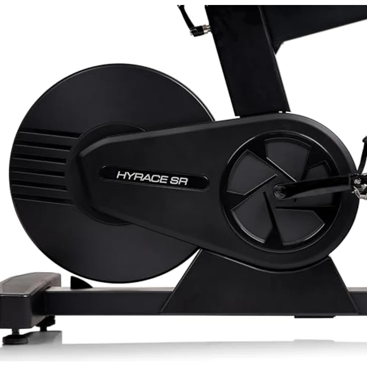HAMMER Speedbike HyRace SR, Indoor Cycle Heimtrainer mit 20 kg Schwungmasse, 10,1" TFT-Touchscreen, Bluetooth, kompatibel mit Kinomap & Zwift, ergonomisches Race-Design – Bild 4