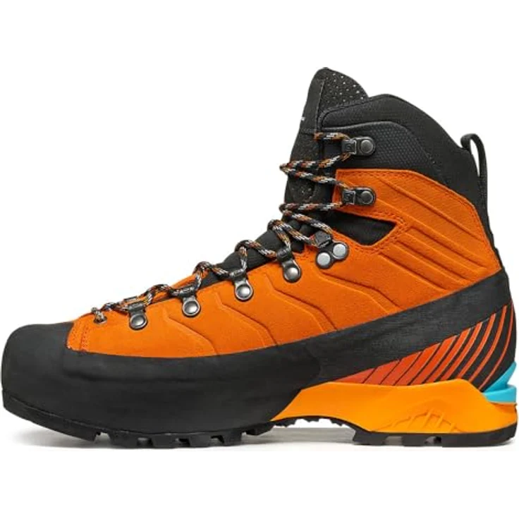 Scarpa Ribelle HD, Herren Wanderschuhe für alpine Herausforderungen, Vibram Sohle, semi-steigeisenfest, 44.5, Grün – Bild 3