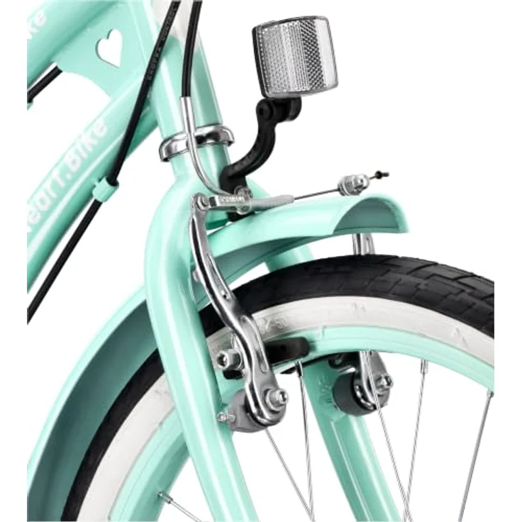 Sun Baby Heart Bike 20 Zoll Mädchenfahrrad, 6-Gang Shimano, Minze – Bild 3