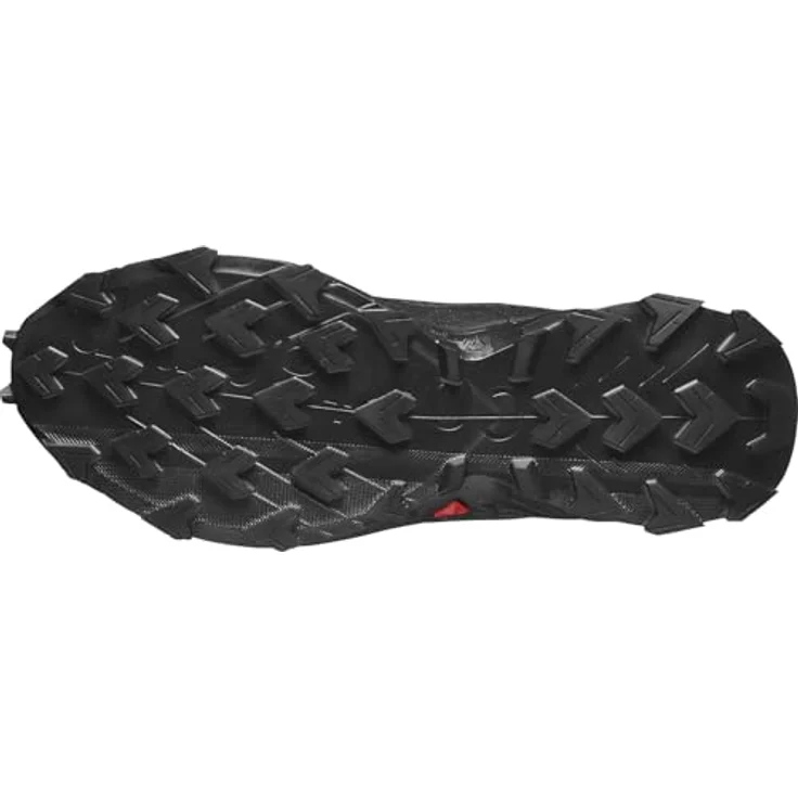 Salomon Alphacross 5 Herren Laufschuhe mit Mesh-Obermaterial, OrthoLite Einlegesohle und Contagrip Außensohle, Schwarz (Größe 44 2/3) – Bild 6