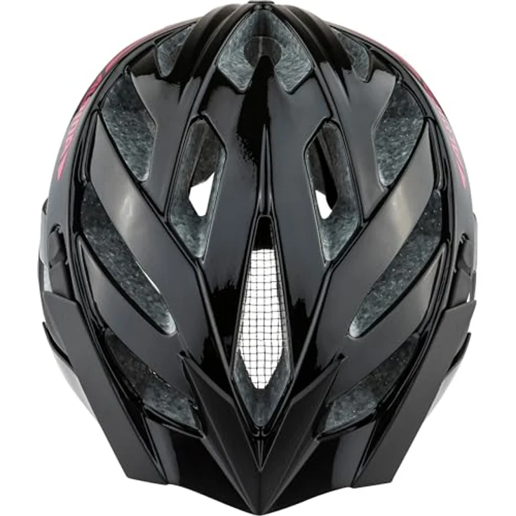 Alpina Panoma 3.0, Fahrradhelm für schmale Köpfe mit optimaler Belüftung, Black-Pink Gloss 56 – Bild 4