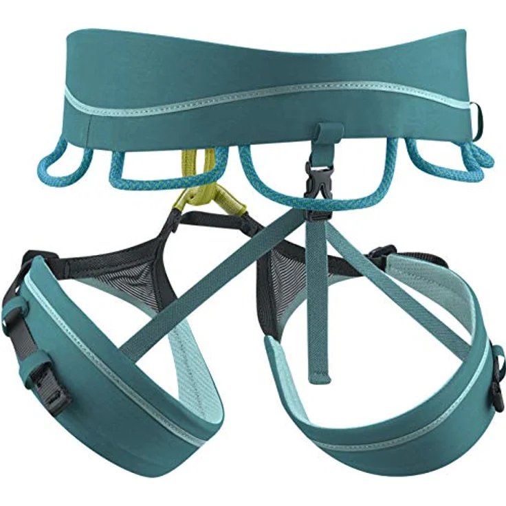 EDELRID Klettergurt Autana, Damen-Performance-Gurt mit 3D Mesh-Polsterung, Farbe Jade, Größe L, inkl. 5 Materialschlaufen und Dyneema Abriebschutz – Bild 2