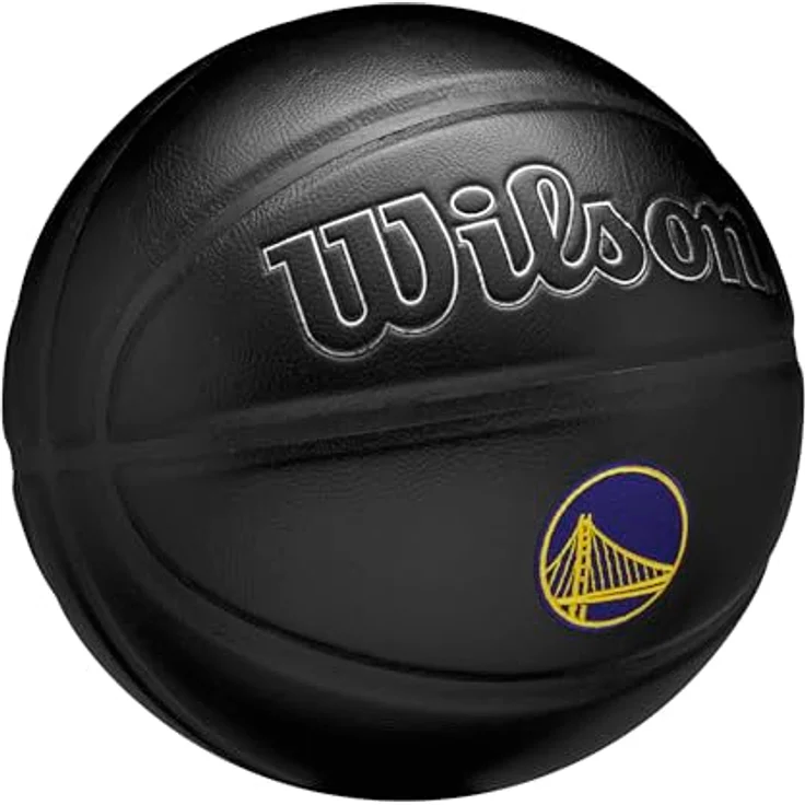 Wilson NBA Team Premiere Golden State Warriors Ball WZ4026410XB, Unisex Basketball, schwarz, Größe 7 EU – Bild 2