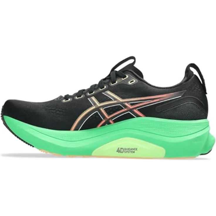 Asics Gel Kayano 32, Laufschuh mit hoher Dämpfung und atmungsaktivem Obermaterial, schwarz – Bild 6