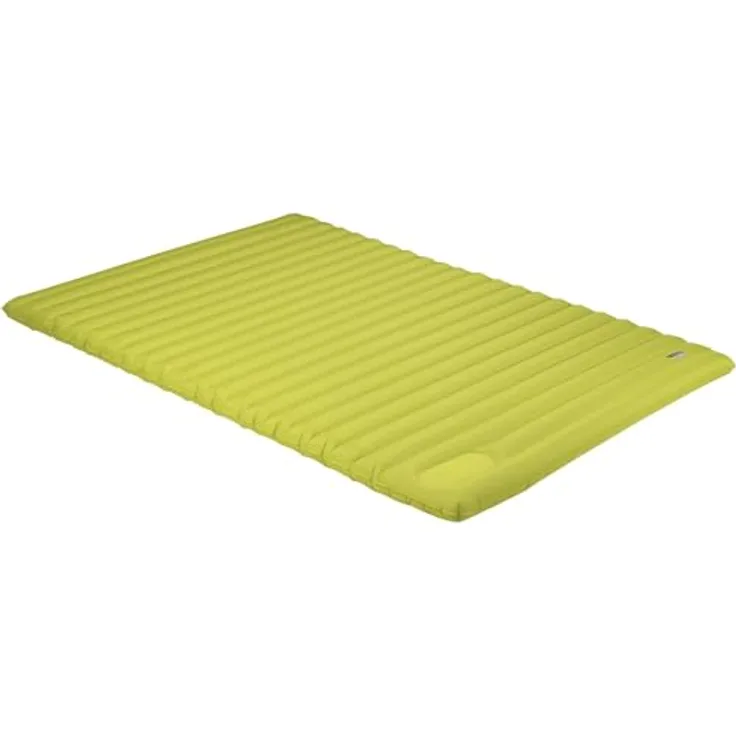High Peak Dallas Twin, Isomatte mit integrierter Pumpe, 10 cm Luftkammern, Anti-Rutsch-Polyester, 190T, Doppel-Komfortmatratze