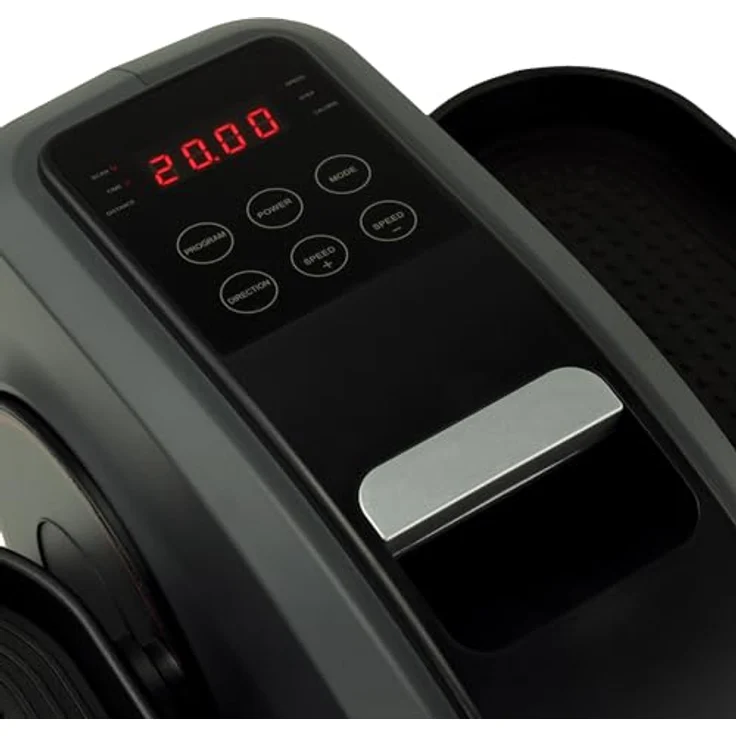 @tec Vita&Cross Motorisierter Mini Ellipsentrainer – Untertisch Pedaltrainer für mehr Bewegung im Sitzen für Zuhause und Büro, leiser Betrieb, förderung der Durchblutung, sichtbarer Fortschritt, inkl. 3 voreingestellten Programmen und Fernbedienung – Bild 2