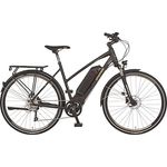 Prophete Entdecker Esport 28" Elektrofahrrad – 250W AEG Mittelmotor, 140 km Reichweite, 10-Gang Kettenschaltung, hydraulische Scheibenbremsen, 70 Lux LED, proKey Wegfahrsperre, schwarz matt