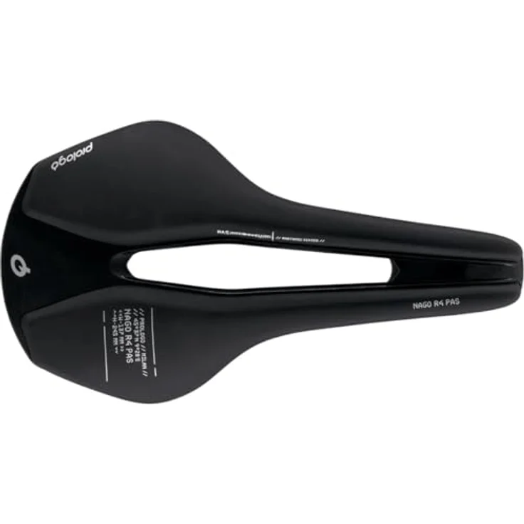 Prologo Nago R4 Pas, Fahrradsattel mit PAS-Technologie und ergonomischem Design, schwarz – Bild 1
