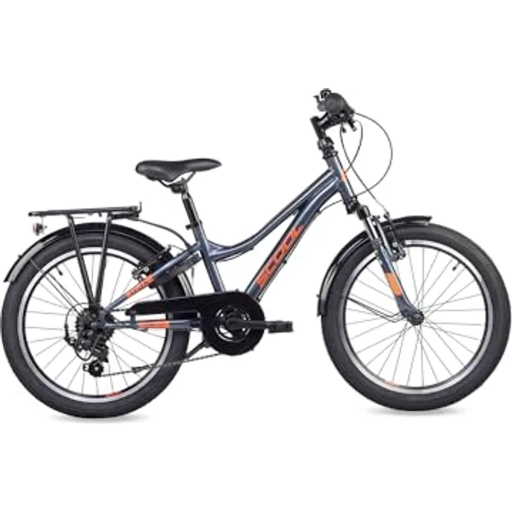 S’COOL troX Kinderfahrrad, 6 Gang Shimano Kettenschaltung, ideal für Schule und Freizeit, farbenfrohes Design