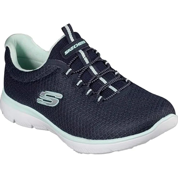 Skechers Sport Womens SUMMITS, Laufschuhe mit Memory Foam für Damen, Blau – Bild 6