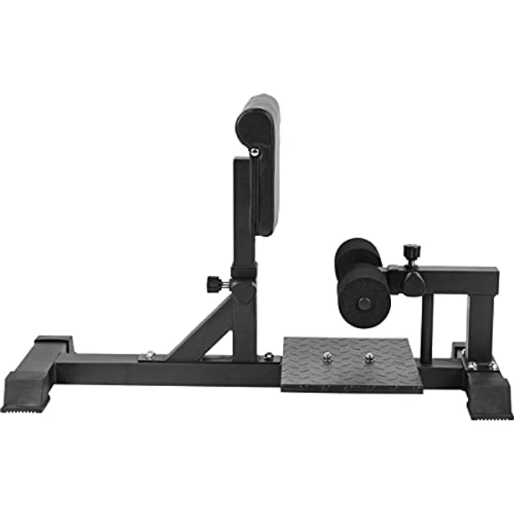 GORILLA SPORTS® Sissy Squat Kniebeugentrainer - verstellbar, bis 130 kg Belastbar, 101x37,5x49,5-59,5cm, Schwarz - Beintrainer Maschine, Bench, Kniebeuger, Fitnessgerät für Zuhause, Fitness – Bild 2