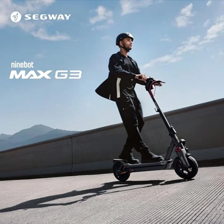 ninebot by Segway E-Scooter MAX G3 D, 700 W, 20 km/h, 11-Zoll Reifen, IPX6, Eco Modus Reichweite 80 km – Bild 2