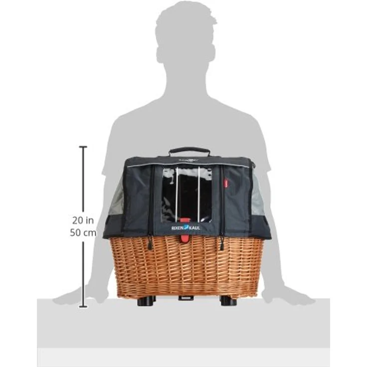 KLICKfix Hundekorb Doggy Basket Plus braun GTA H 46 x L 36 x B 52cm – Bild 4
