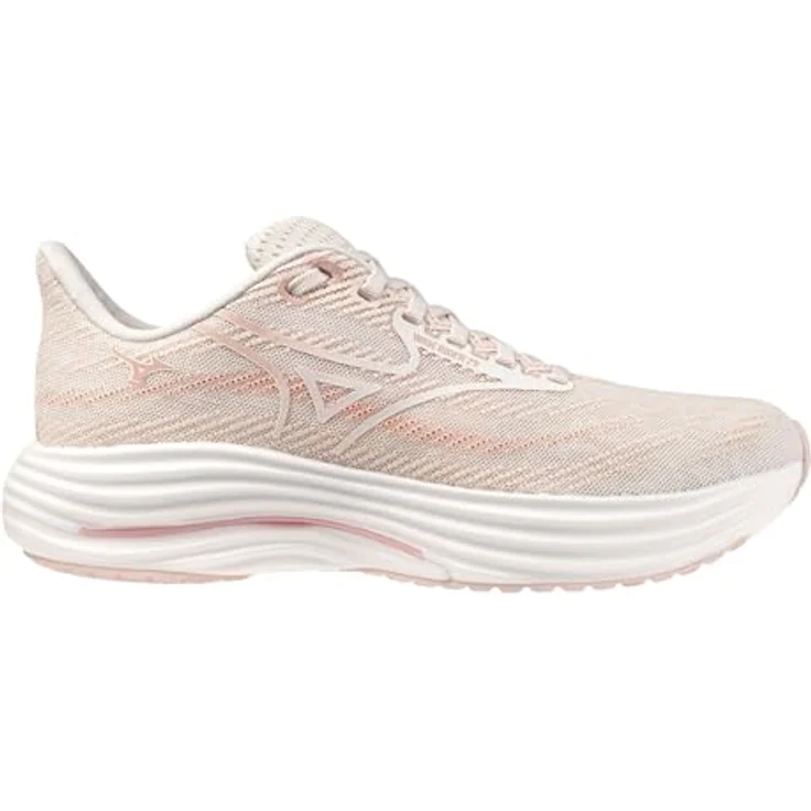Mizuno WAVE RIDER 29 WOS, Damen Laufschuh mit MIZUNO ENERZY-Dämpfung und atmungsaktivem Jacquard-Mesh-Obermaterial, Farbe: Rosa, Größe: 42 – Bild 2