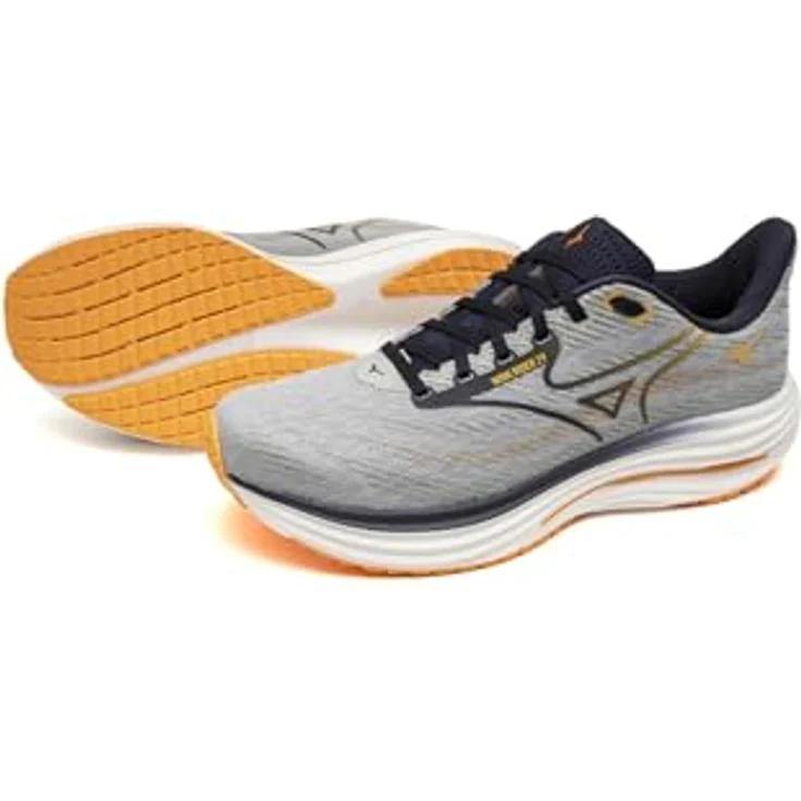 Mizuno Wave Rider 29, Laufschuhe Herren mit neutraler Dämpfung, atmungsaktivem Obermaterial und Mizuno Wave Technology, schwarz – Bild 3