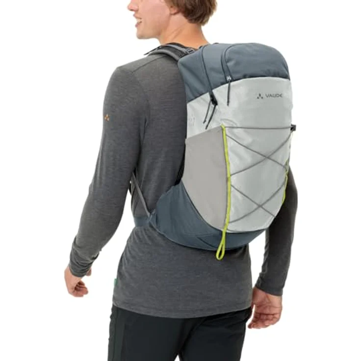 Vaude Agile Air Wanderrucksack, 53 cm, silberfarben, 100% Polyester, kompakt und leicht – Bild 7