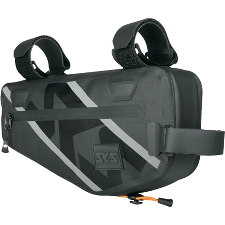 SKS Velotasche Rahmentasche, 2.70 l, wasserabweisend mit reflektierenden Elementen und Packschlaufe – Bild 3