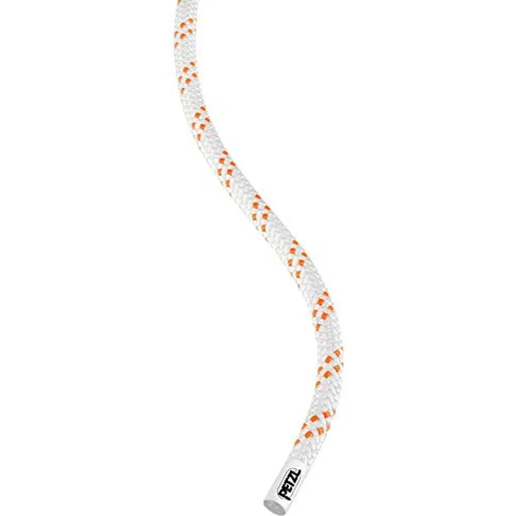 PETZL Halbstatisches Kletterseil Club, 10 mm Durchmesser, 40 m, weiß, für Speläologie und Canyoning mit ClimbReady-Technologie