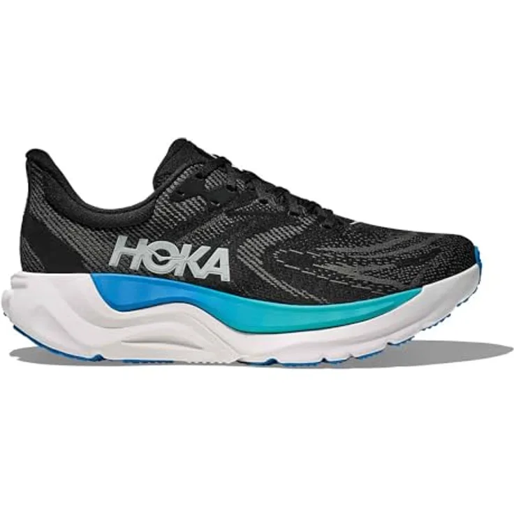 Hoka One One M Arahi 8, Laufschuh für Herren, schwarz / himmelblau, Größe 42.5