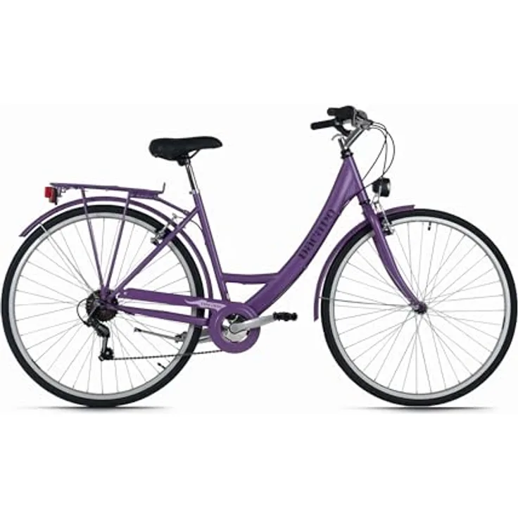 DaCapo Damenfahrrad Toscana 28'', 6 Gänge, RH 48 cm, elegantes Design mit hellen Reifen und StVZO Beleuchtung