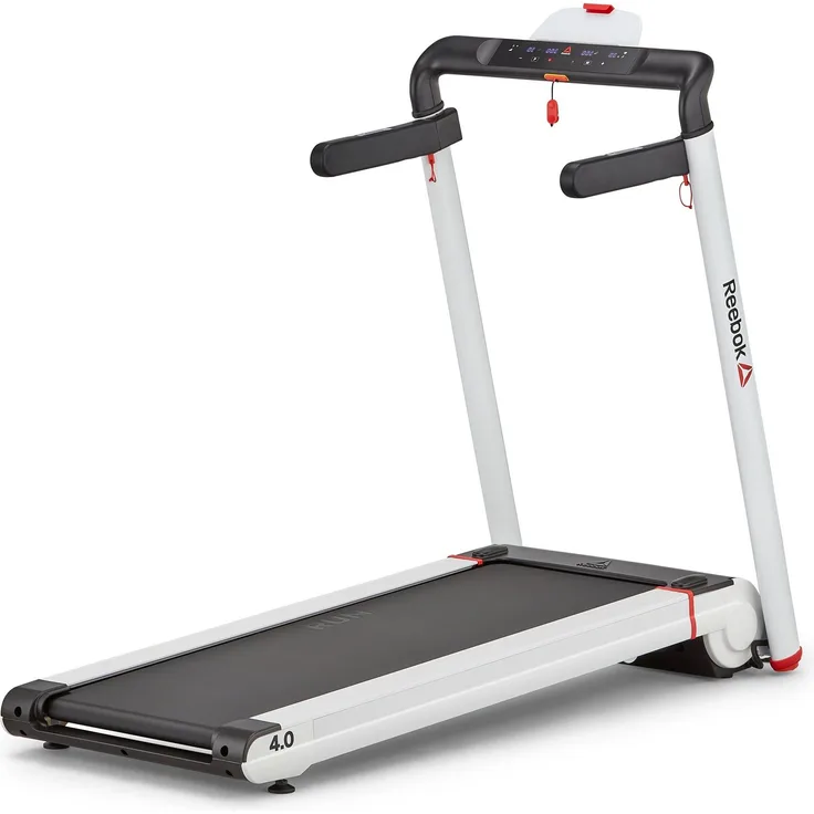 Reebok Laufband i-Run 4.0, Ultra-Kompakt Faltdesign, Tablet-/Handyhalterung, bis 16 km/h, klappbar