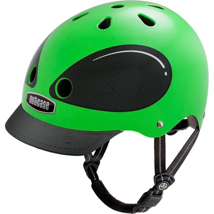 Nutcase Fahrradhelm Street, Visitor, L, Multisport-Helm mit ABS-Außenschale, EPS-Innenschale, Fidlock Magnetverschluss und abnehmbarem Visier