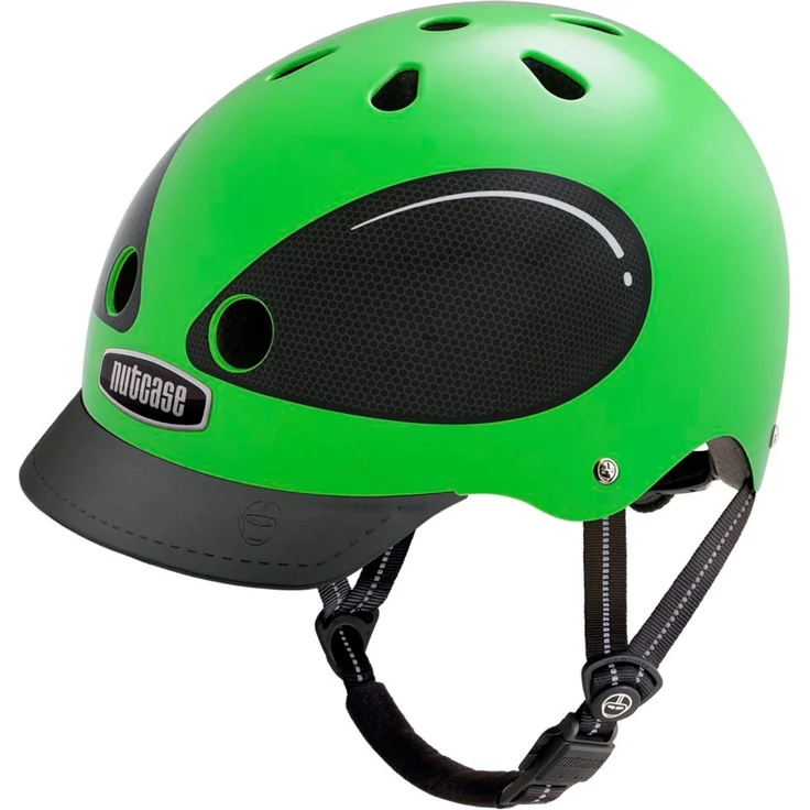 Nutcase Fahrradhelm Street, Visitor, L, Multisport-Helm mit ABS-Außenschale, EPS-Innenschale, Fidlock Magnetverschluss und abnehmbarem Visier