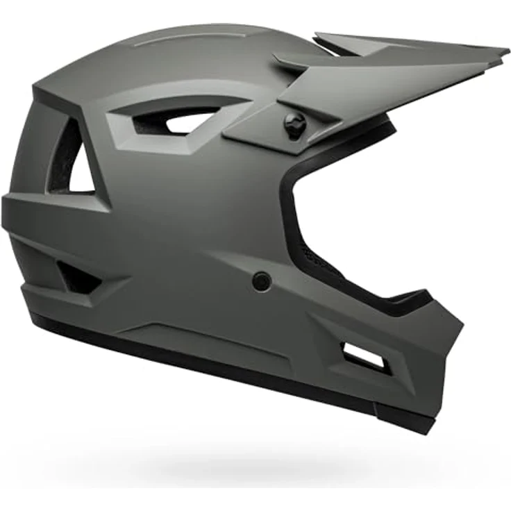 Bell Sanction 2, Fahrradhelm mit Vollgesichtsbelüftung und abnehmbaren Wangenpolstern, matte dunkelgrau – Bild 3