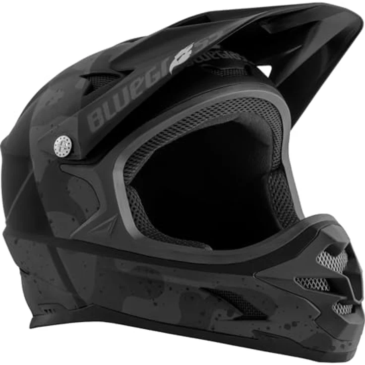 Bluegrass Intox Black Camo Matt XL Fahrradhelm mit hard ABS-Außenschale und XXL-Sichtfeld – Bild 1
